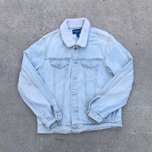 Arizona Sherpa Collar Denim Jacket